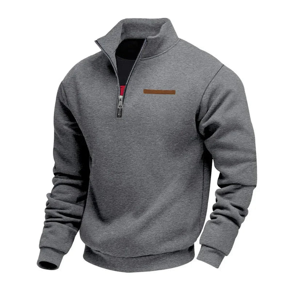 Sudadera informal de polar para hombre