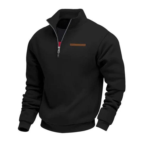 Sudadera informal de polar para hombre