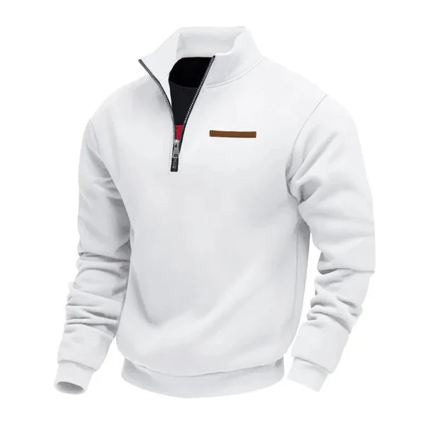 Sudadera informal de polar para hombre